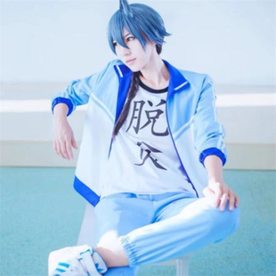 同款国漫白月初cos服小红娘假发全套道士哥哥蓝白校服原创