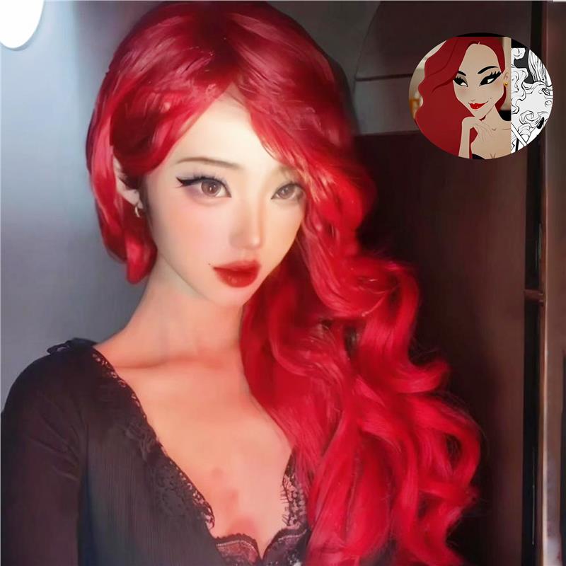 假头发cos泡芙小姐十三妖