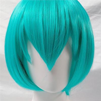 恋爱战争男cos假发 万用 混绿色cos假发mikuo 反翘男假毛