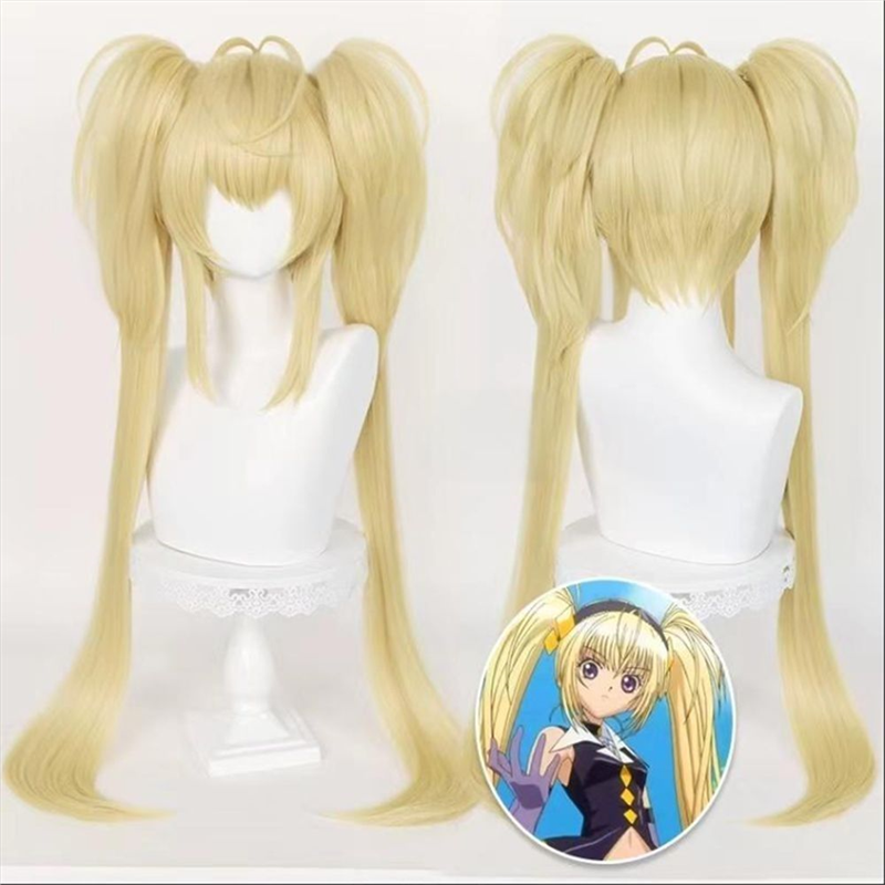 守护甜心 星那歌呗 月咏歌呗cos假发虎口夹双马尾假毛 玫瑰内网