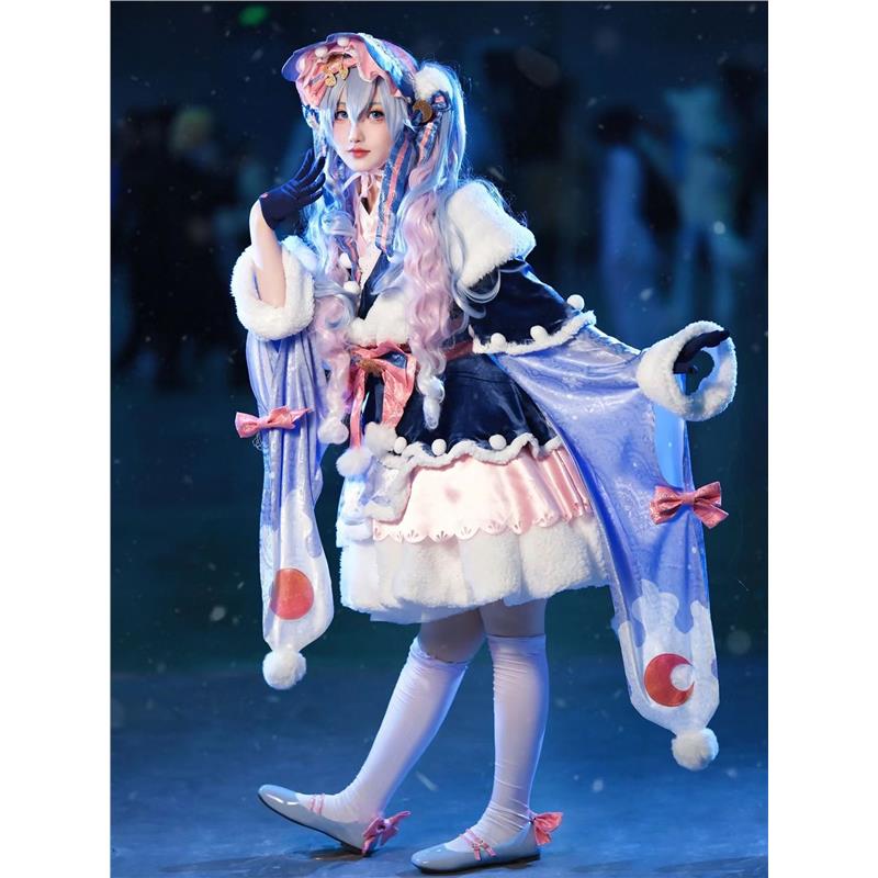 雪初音cosplay服VOCALOID动漫cos服装可爱2025miku女
