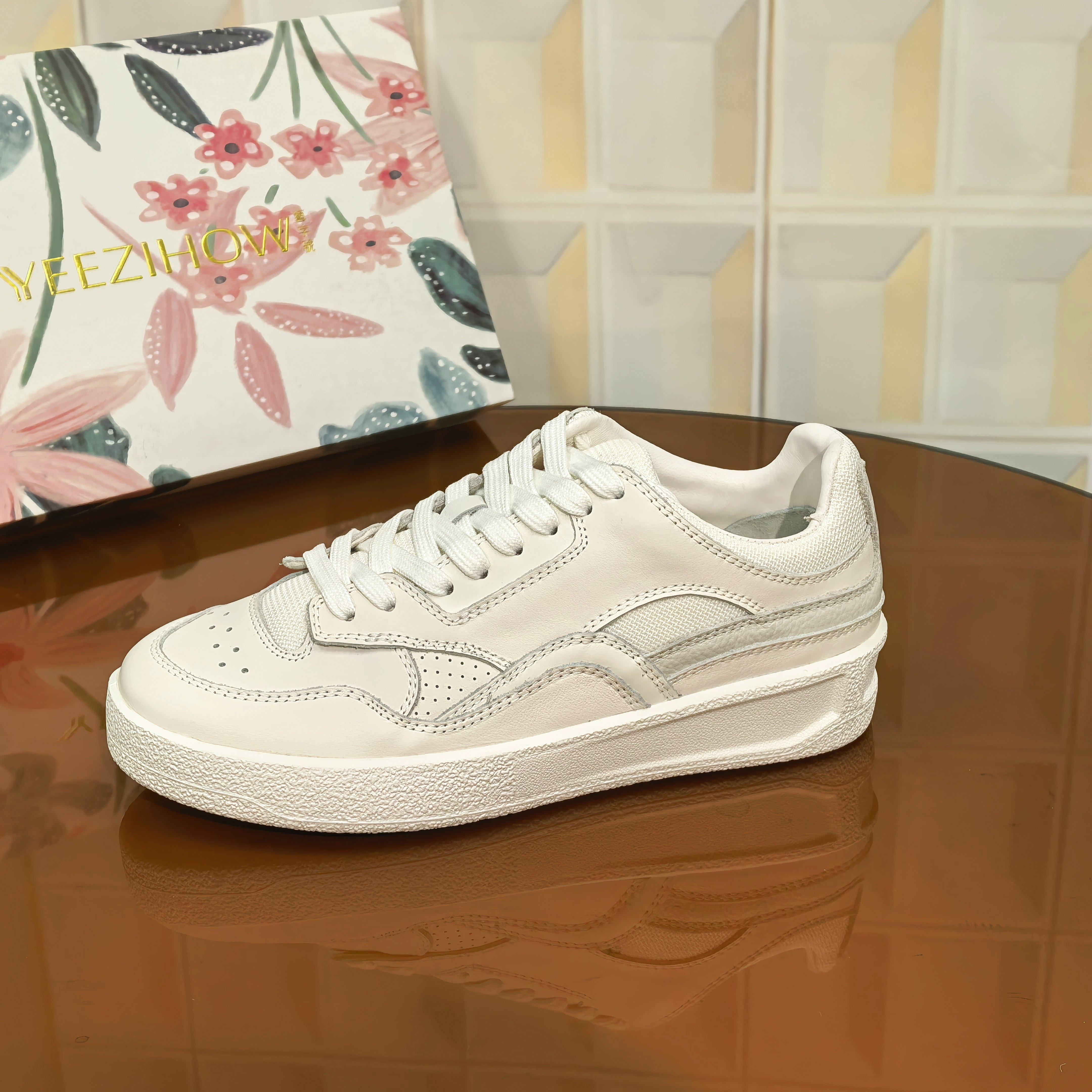 8458/3CM牛皮断码撤柜清仓处理小白鞋防滑板鞋时尚休闲鞋经典时尚