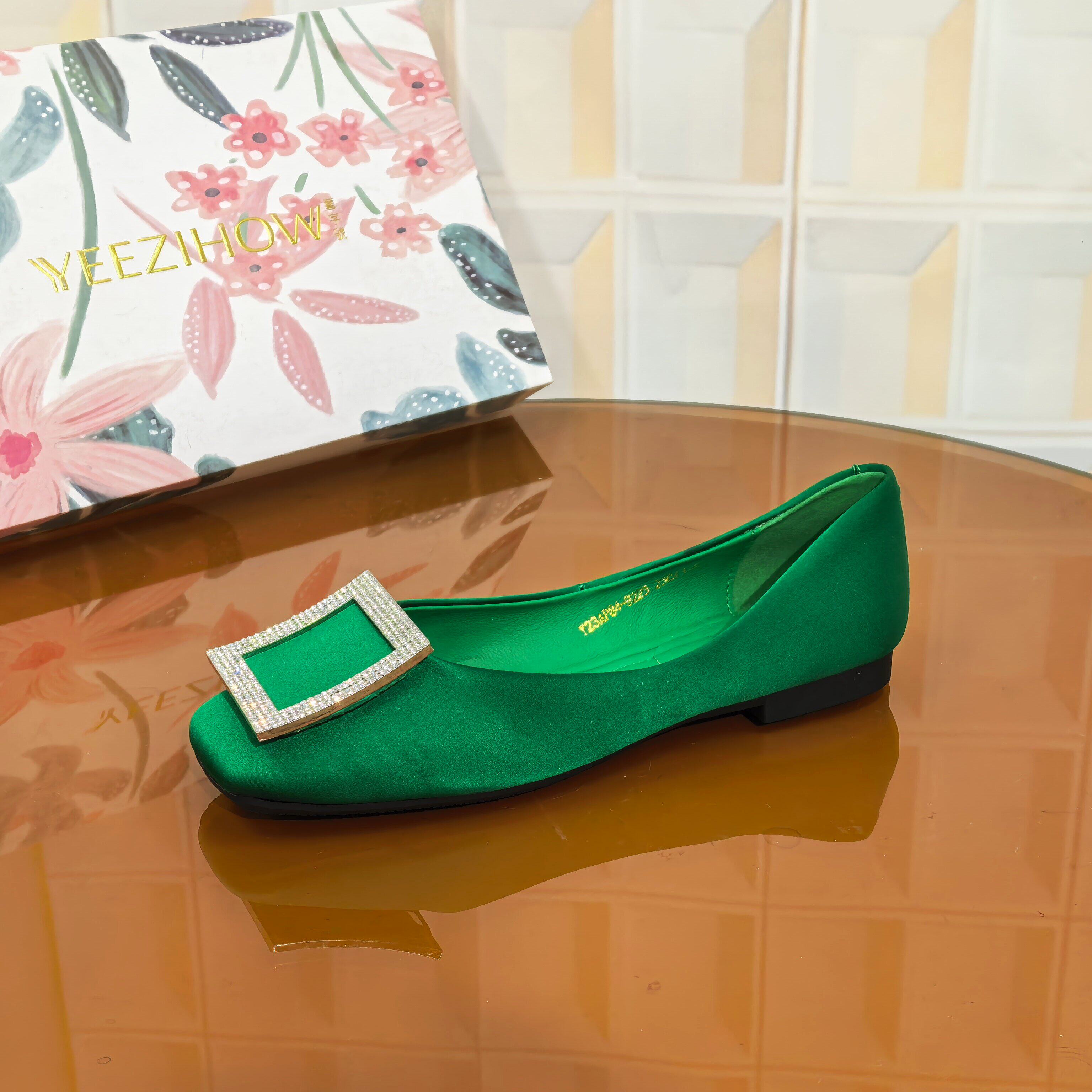 9223/1CM真丝布断码撤柜清仓处理单鞋一脚蹬高跟低跟夏季防滑女士