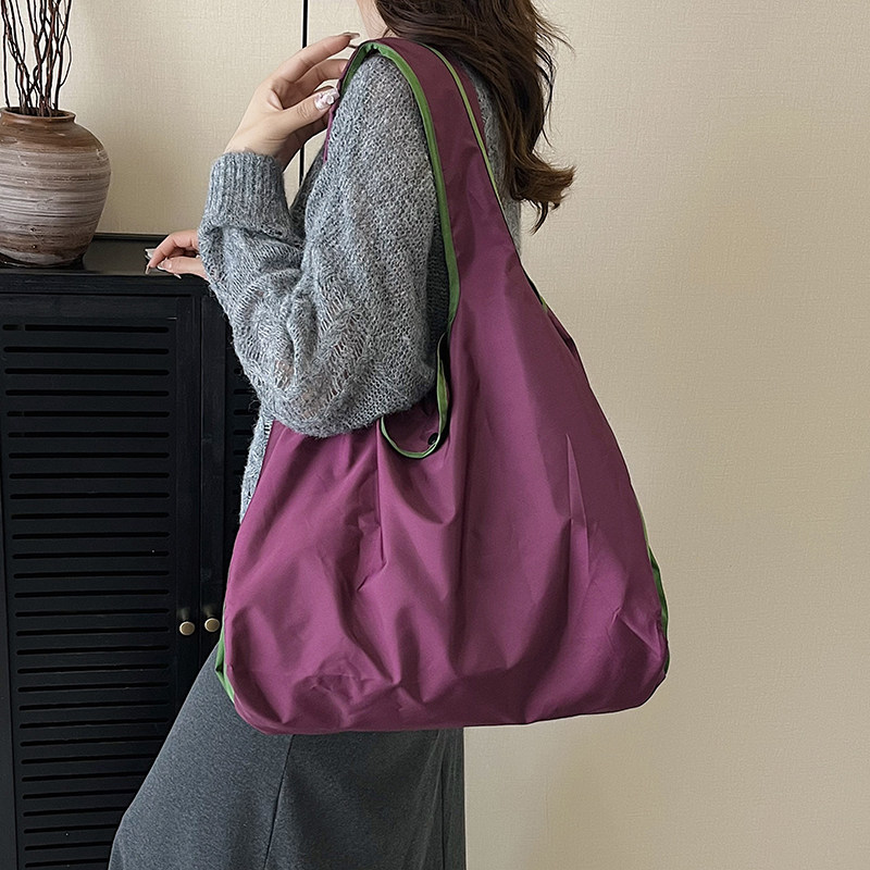 大容量折叠购物袋搭扣可调节环保袋轻便携时尚单肩手提通勤防水包,收纳整理,购物袋/环保袋/帆布袋,淘宝优惠券,粉丝福利购,淘宝优惠卷