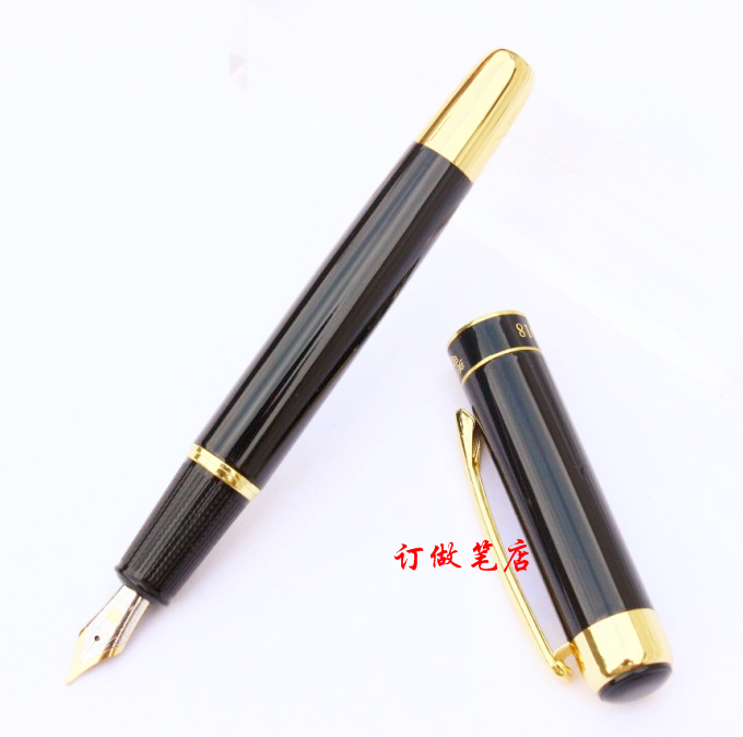 hero包邮正品纯黑丽雅风铱金钢笔