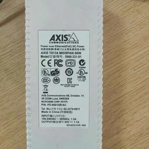 {议价}安讯士AXIS T8134 60W，T8133 30W千兆P