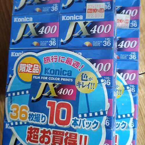 {议价}konica柯尼卡JX400业务卷ISO400度胶卷135彩
