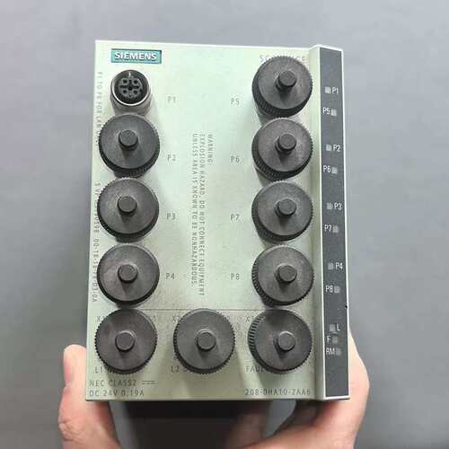 议价交换机6GK5208-0HA10-2AA6一台，拆
