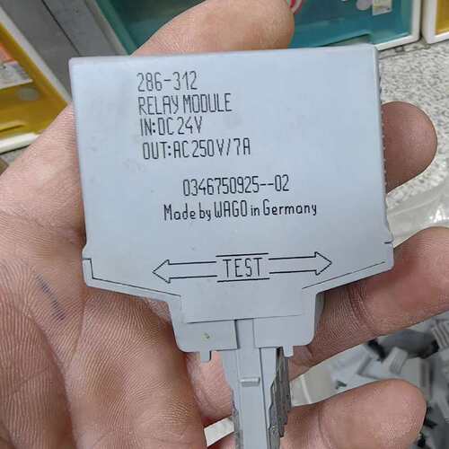 议价WAGO 286-312 继电器 拆机件，功能完好，9成新，