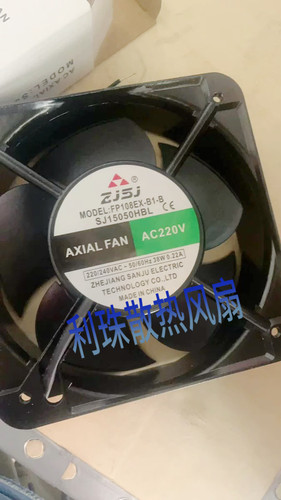 ZJSJ风扇FP108EX-B1-B SJ15050HBL15050散热风扇15cm220V电柜机柜