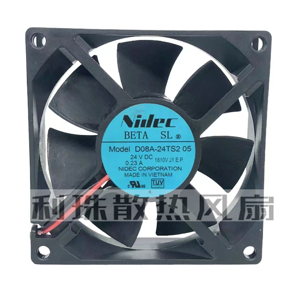 日本散热风扇nidec变频器8cm