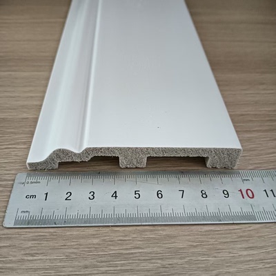 10厘米PS材质欧式白色厚踢脚线