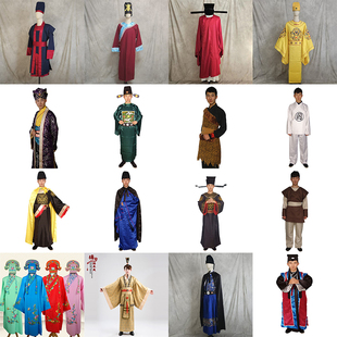 古代皇帝太监大臣县官锦衣卫衙役师爷猎户柴夫郑和刽子手服装出租