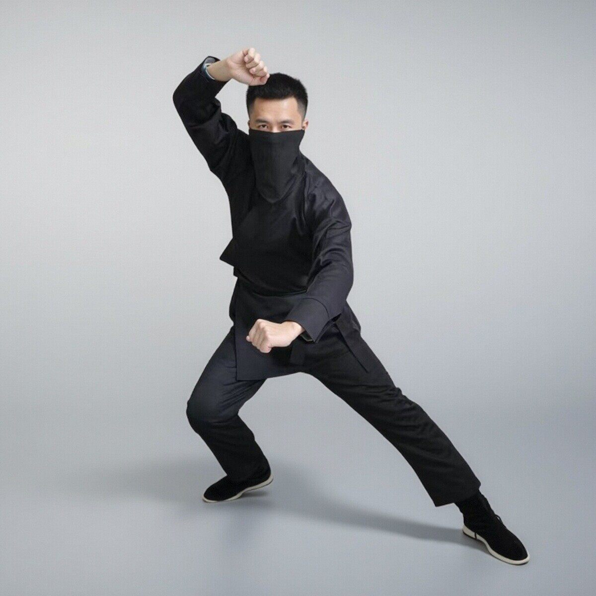 古装蒙面衣夜行衣黑衣人古代强盗劫匪匪徒山贼舞台演出服装出租
