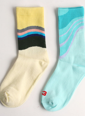 airmax97上海限定万花筒袜子秋季厚中长高帮跑步欧文网篮球运动袜