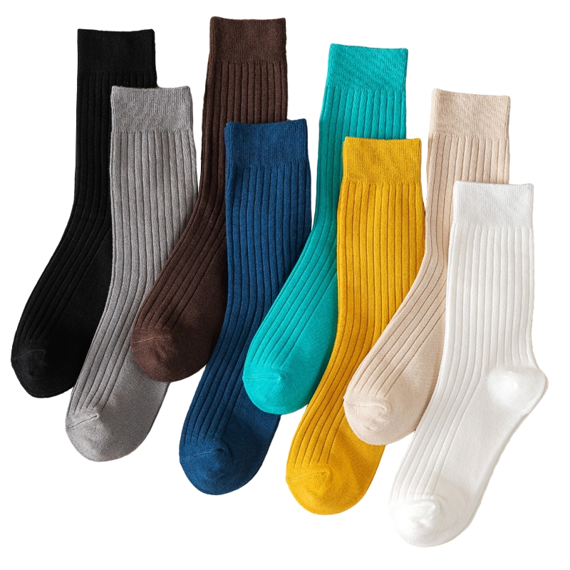 INS男女情侣秋冬季糖果色长袜子街头嘻哈个性运动袜韩国中筒袜潮