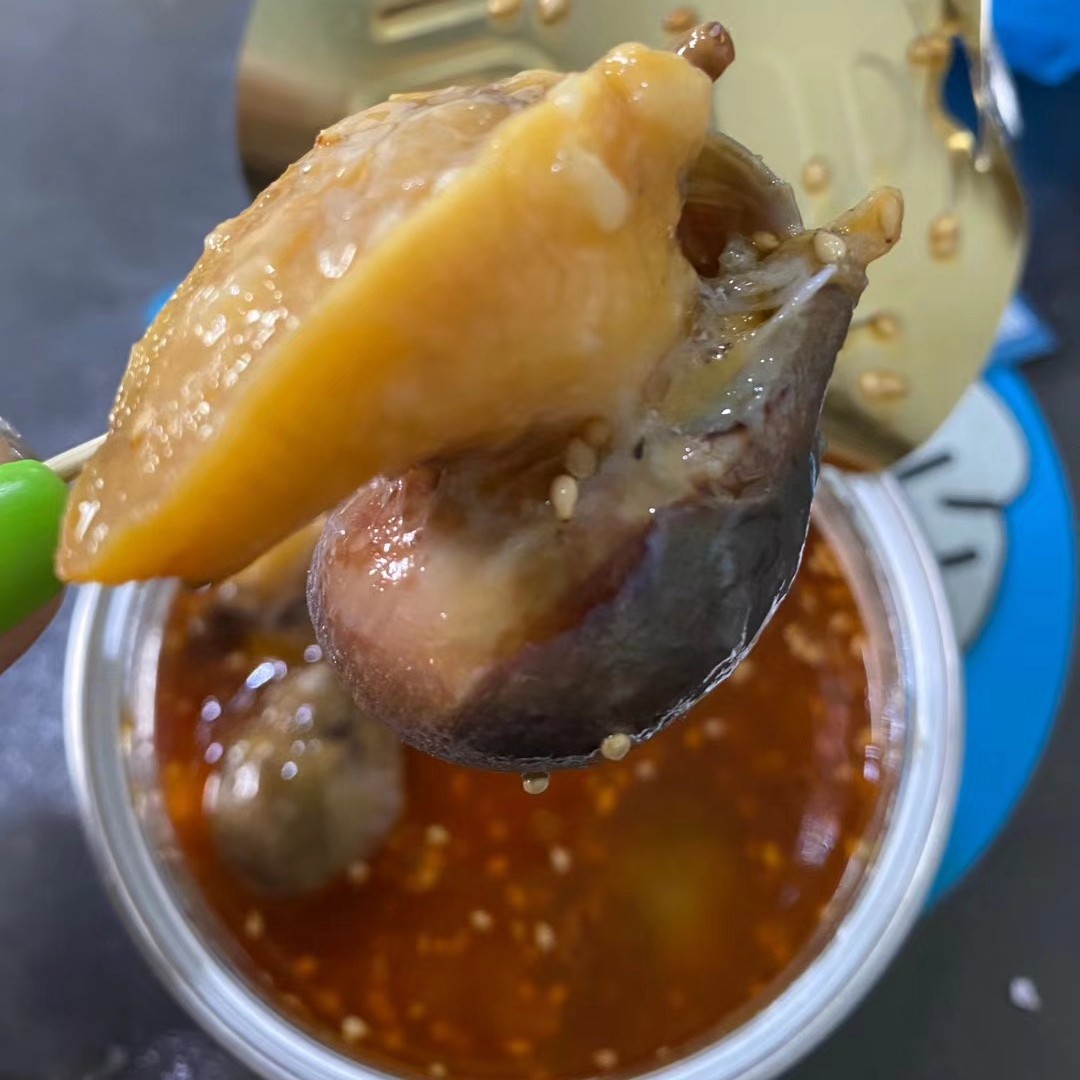 香辣鲍螺肉老婆脚商用麻辣小海鲜熟食预制调味即食快餐超市