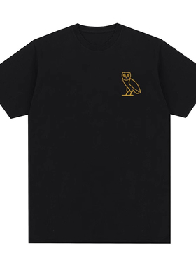 drake公鸭猫头鹰OVO圆领T恤同款Certified Lover Boy短袖CLB上衣