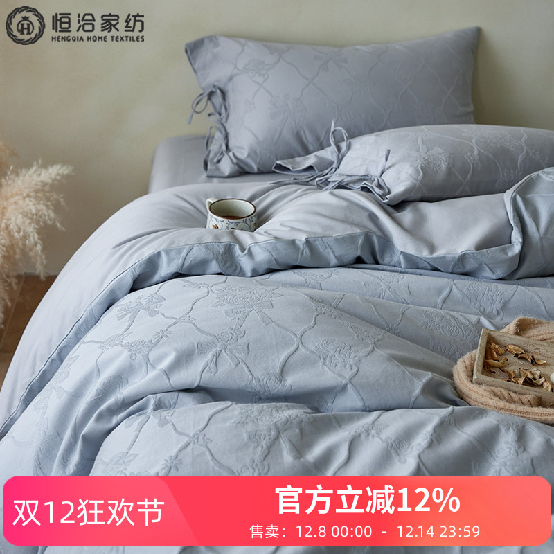 A类秋冬加厚全棉磨毛四件套