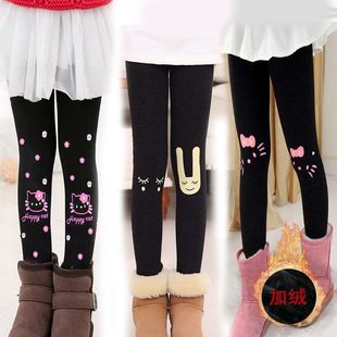 棉裤 新款 宝宝秋裤 小女孩儿童外穿保暖长裤 女童加绒加厚秋冬打底裤