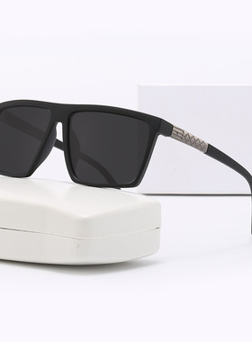 复古大方男士偏光防紫外墨镜