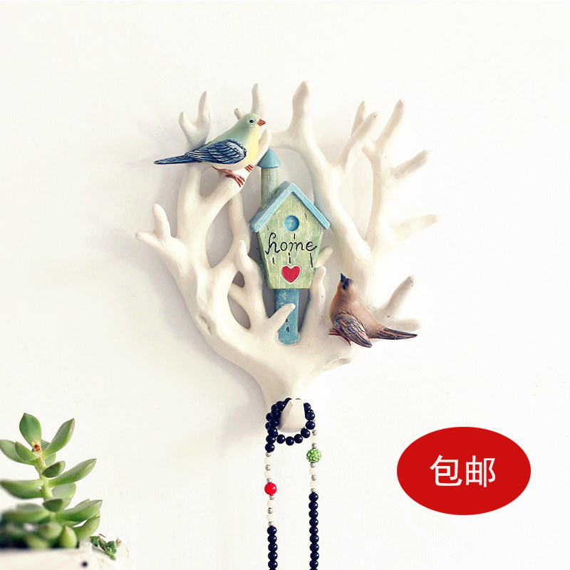 创意简约现代立体金刚鹦鹉大无痕挂钩墙面装饰客厅背景墙壁挂壁饰