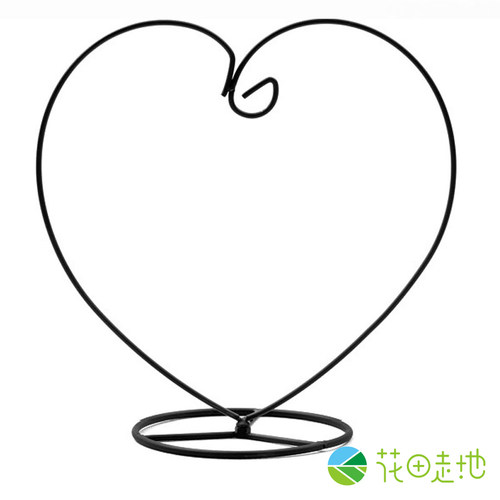 水培支架欧式风悬挂心形花瓶