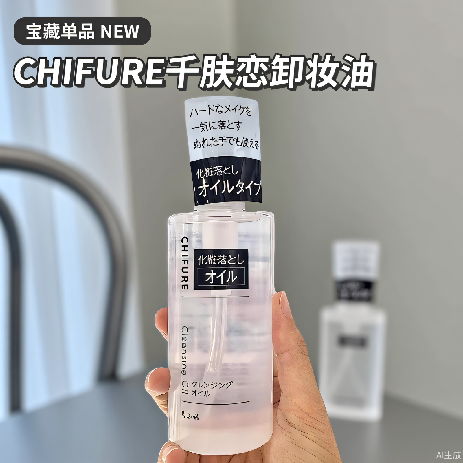CHIFURE千肤恋卸妆油卸妆水眼唇洁面温和深层清洁卸妆油220ml,美容护肤/美体/精油,卸妆,淘宝优惠券,粉丝福利购,淘宝优惠卷