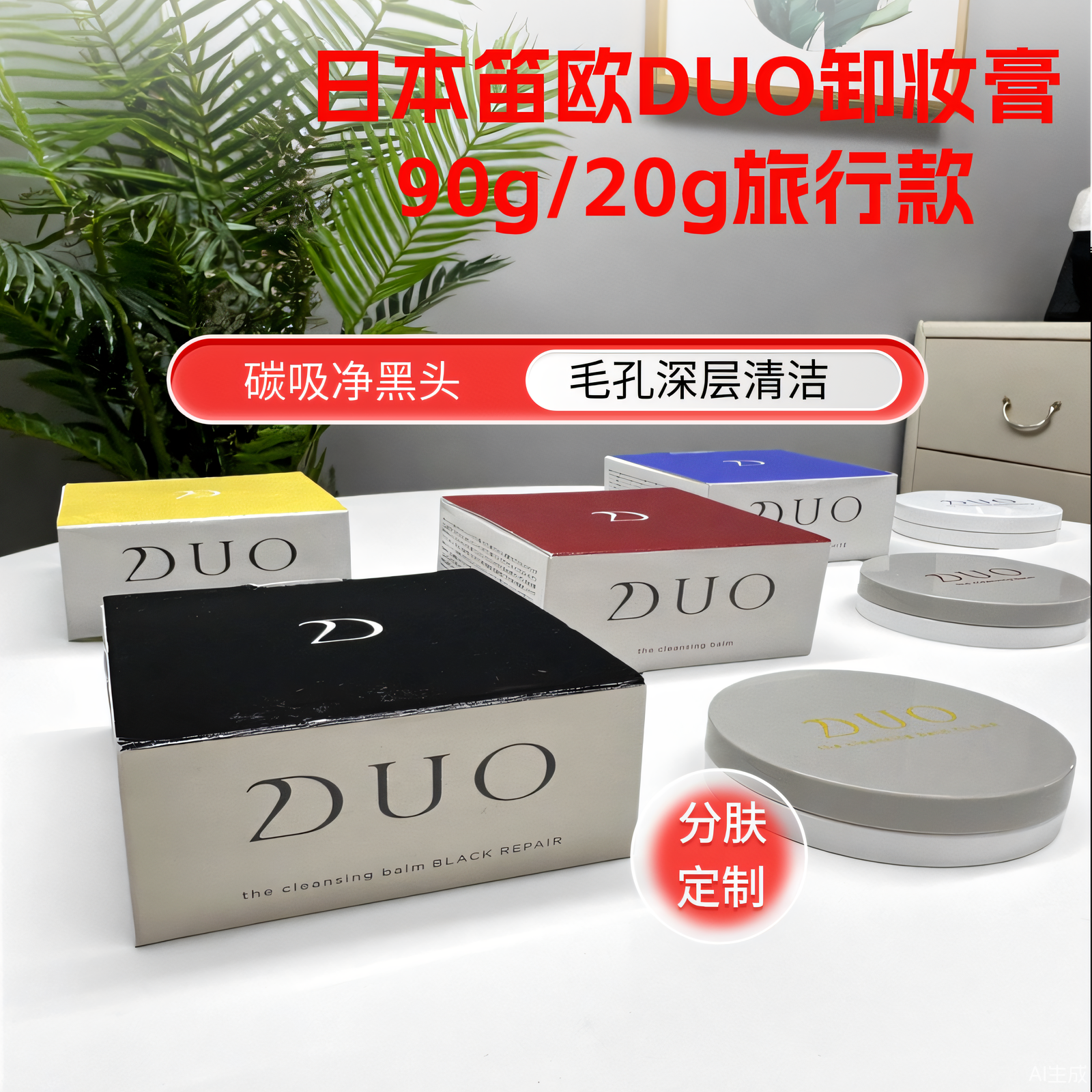日本笛欧DUO卸妆膏刘宇代言同款黑炭 滋润 透亮清洁款90g/20g全系,美容护肤/美体/精油,卸妆,淘宝优惠券,粉丝福利购,淘宝优惠卷