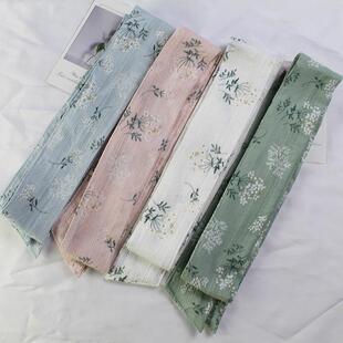 文艺提花棉布腰带衣服束腰装饰古风汉服腰间配饰
