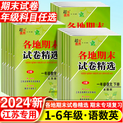 2024小学各地期末试卷精选苏教版