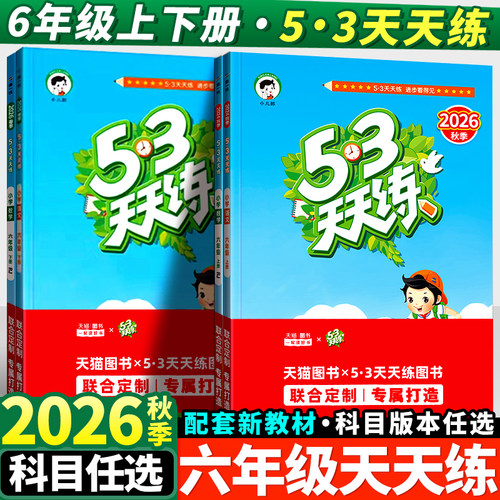 53天天练六年级全套人教版