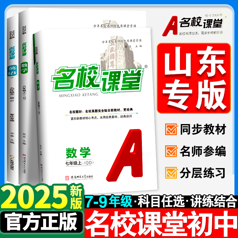 山东专版】2025秋名校课堂初中