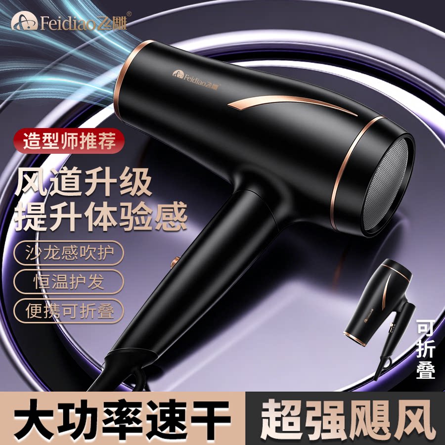 飞雕吹风机发廊专用大风力速干发型师专用电吹风家用大功率吹风筒