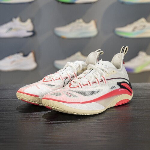 李宁男子减震回弹低帮篮球鞋