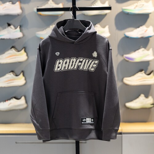 李宁男子连帽速干凉爽套头卫衣