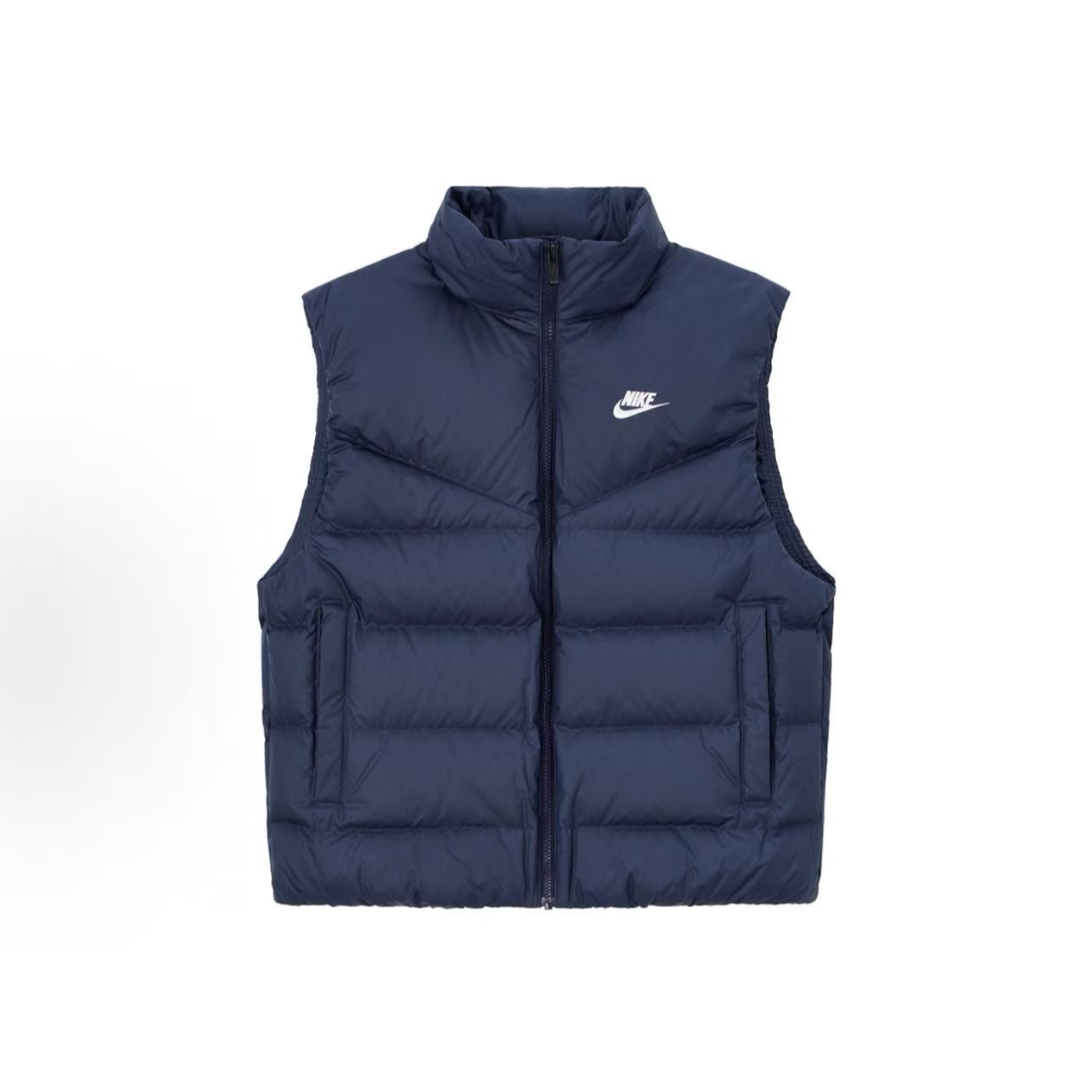 NIKE/耐克 Sportswear女款运动休闲深蓝色羽绒服马甲 FZ1104-451
