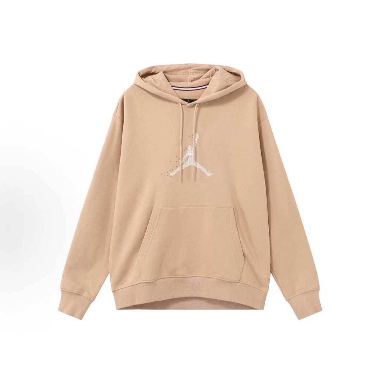 NIKE耐克 Jordan Logo标识连帽休闲男款加绒长袖卫衣 FD7466-200