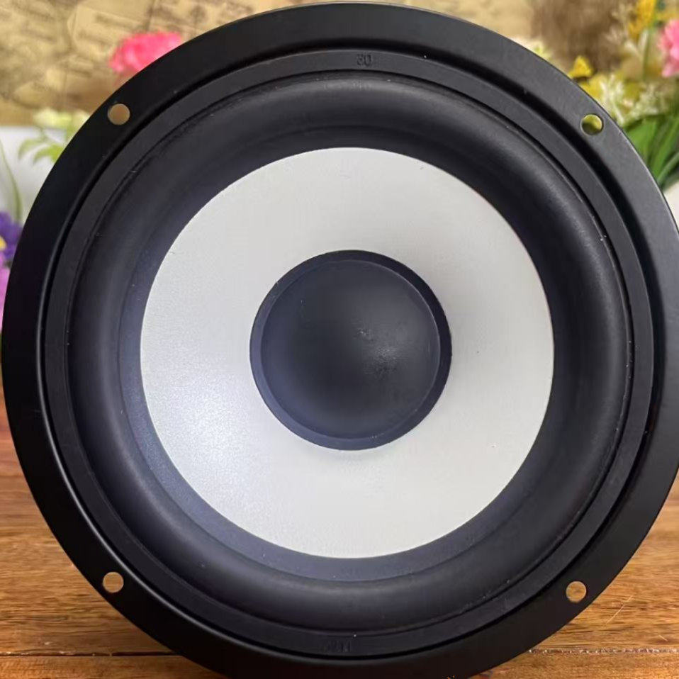 HIFI-2.0书架音响反边喇叭中低音橡皮边扬声器4欧30W大磁缸5.25寸