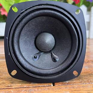 罗技音响喇叭3寸全频防磁油布边喇叭纸盆长冲程大磁扬声器4欧10瓦