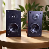 木质无源音箱2.0书架无源环绕组合音响低音炮副机4寸低音真高音