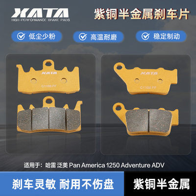 XATA半金属刹车片适用哈雷 泛美 Pan America 1250 Adventure ADV