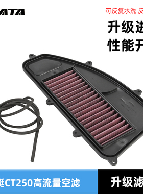 光阳踏板摩托车赛艇CT250 CBS CK250T-11空气格滤清器过滤芯空滤