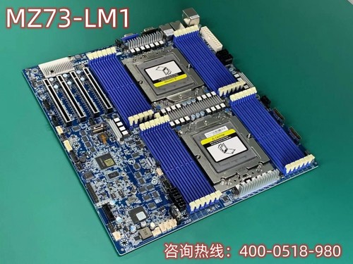 技嘉MZ73-LM1 SP5 双路主板 热那亚 9654 9554 24DIMM  风冷 水冷