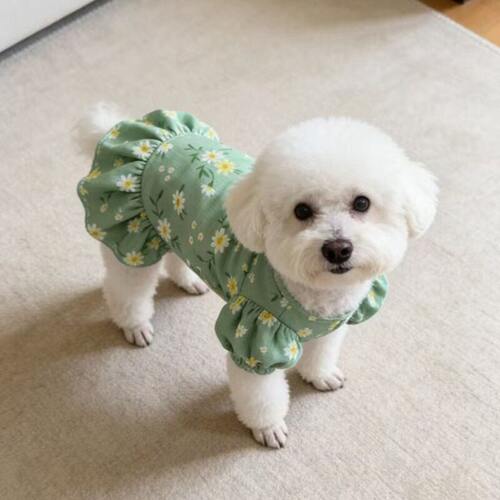 宠物碎花泡泡裙猫咪狗狗公主风