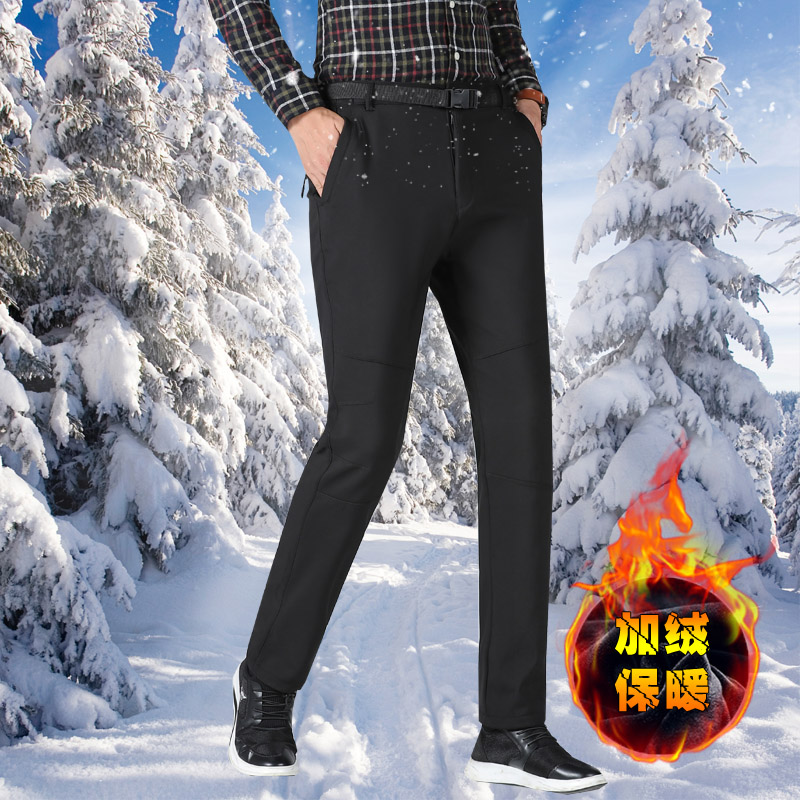 夏季黑色保暖裤男潮牌韩版潮流百搭小脚弹力裤子修身紧身休闲长裤