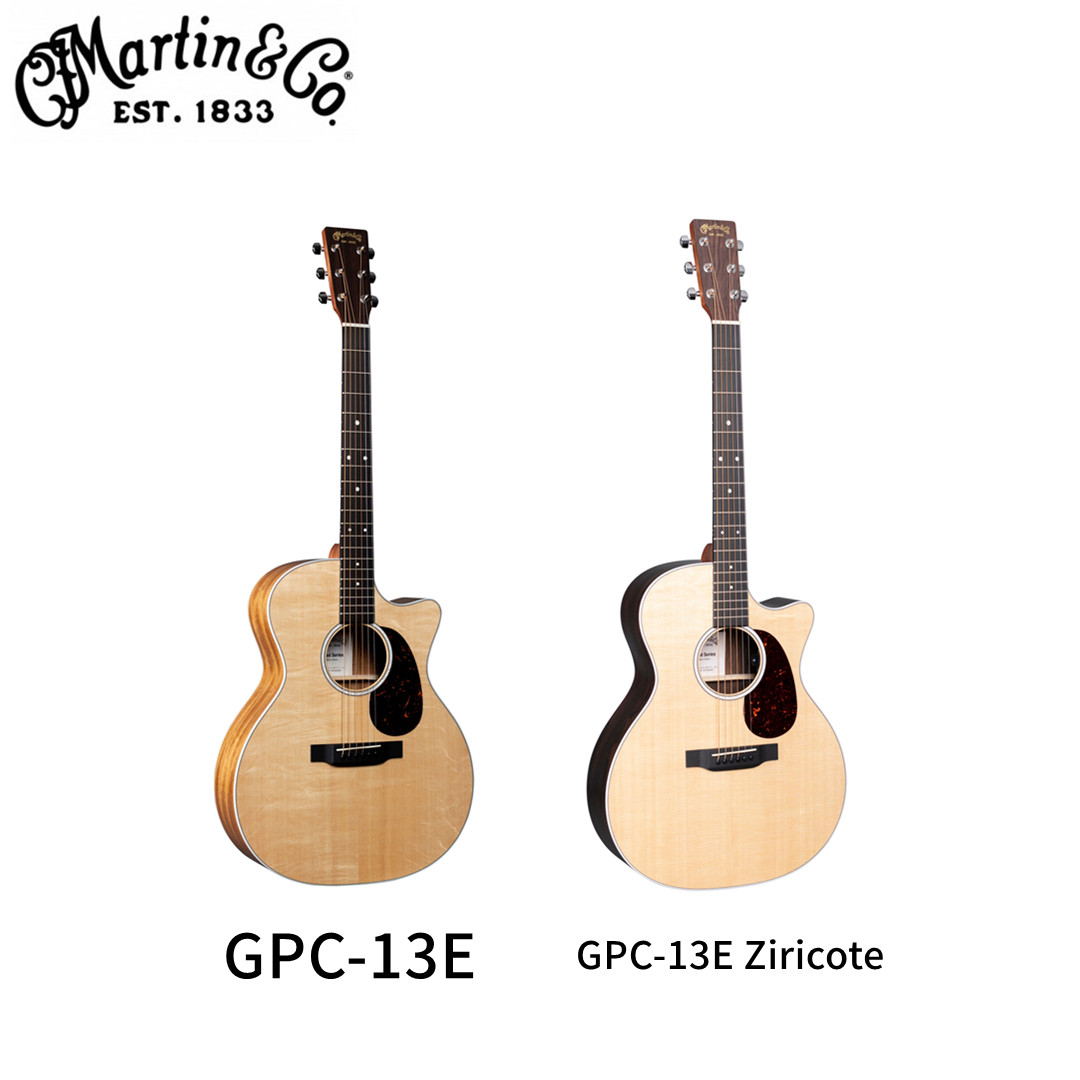 Martin吉他 GPC-13E Ziricote电箱民谣木吉他