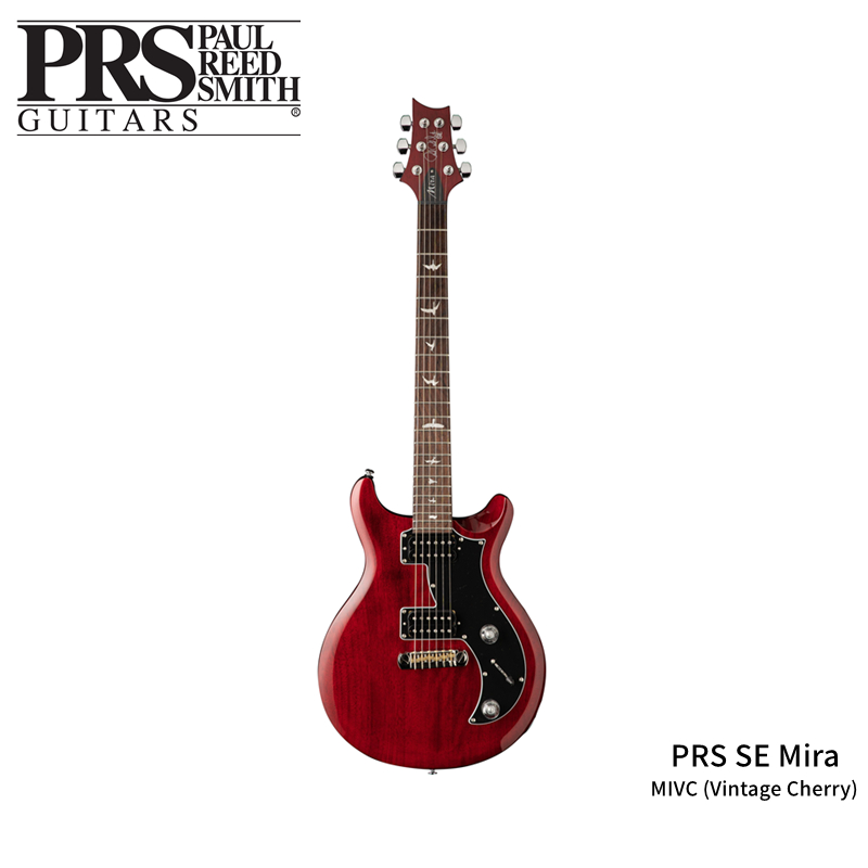 prs电吉他 se mira vintage cherry复古樱桃色