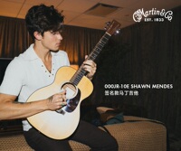 Martin吉他 000JR-10E Shawn Mendes签名款 新品电箱民谣木吉他