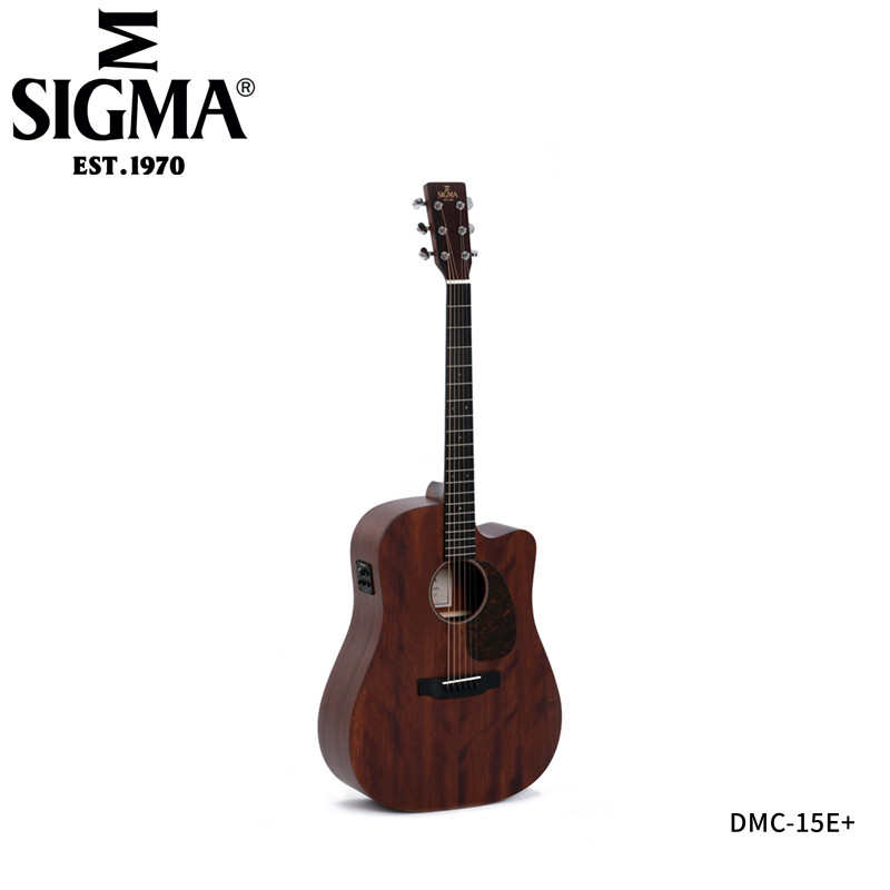 Sigma西格玛 15系列 DMC-15E+ 桃花芯 电箱民谣木吉他